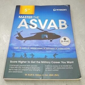 Peterson's Master the ASVAB 5th Edition Military Entrance Test Prep Study Guide